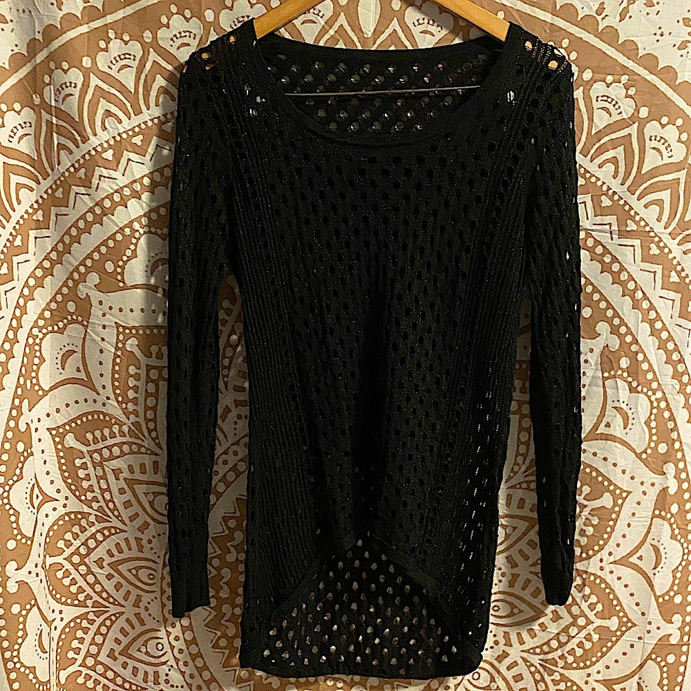 *Perfect condition* Knit black sweater with subtle shimmer